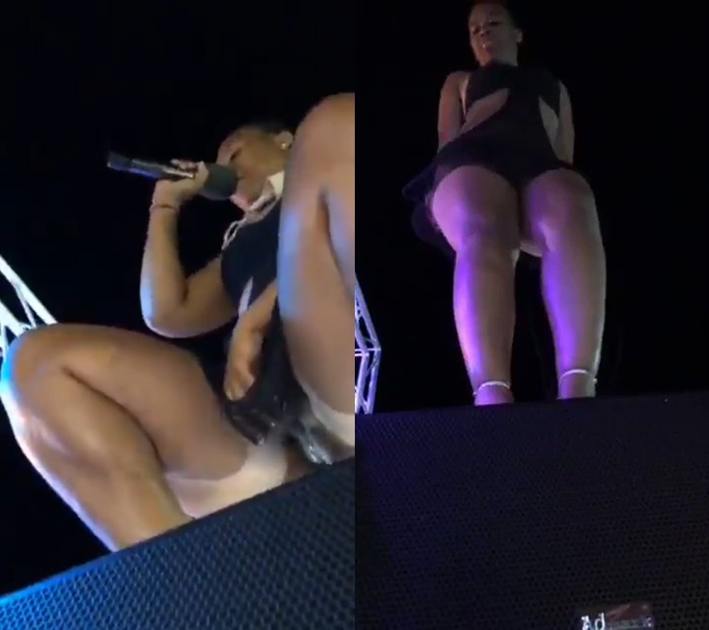 1001px x 890px - Video: Zodwa Wabantu captured without pant on stage - ZED GOSSIP