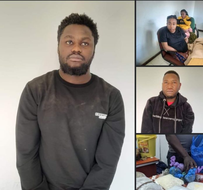 NIGERIAN NATIONAL AND 4 ZAMBIANS NABBED FOR DRUG TRAFFICKING - ZED GOSSIP